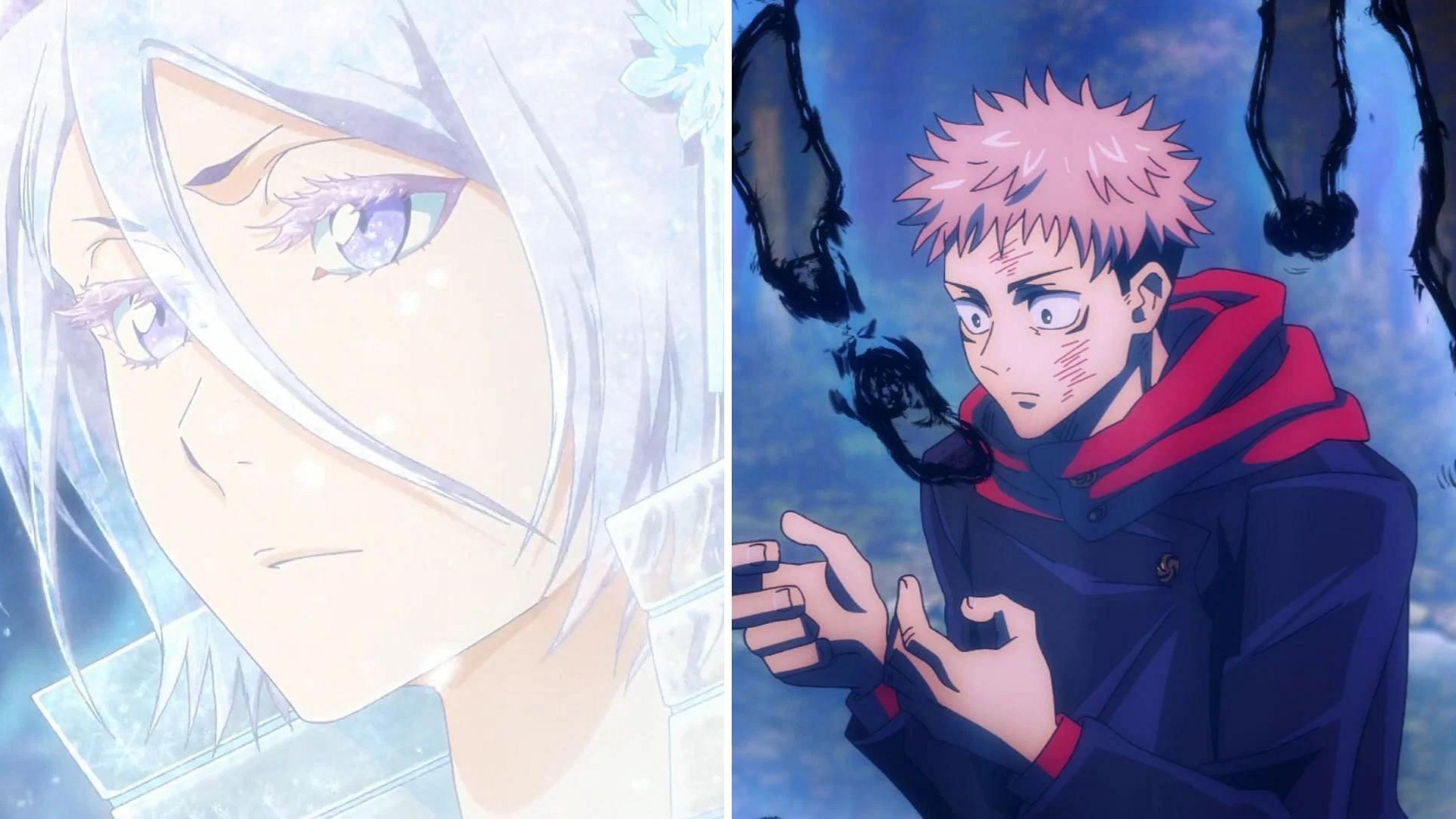 Rukia&#039;s Bankai and Yuji&#039;s Cursed Energy (Images via Studio Pierrot and MAPPA)