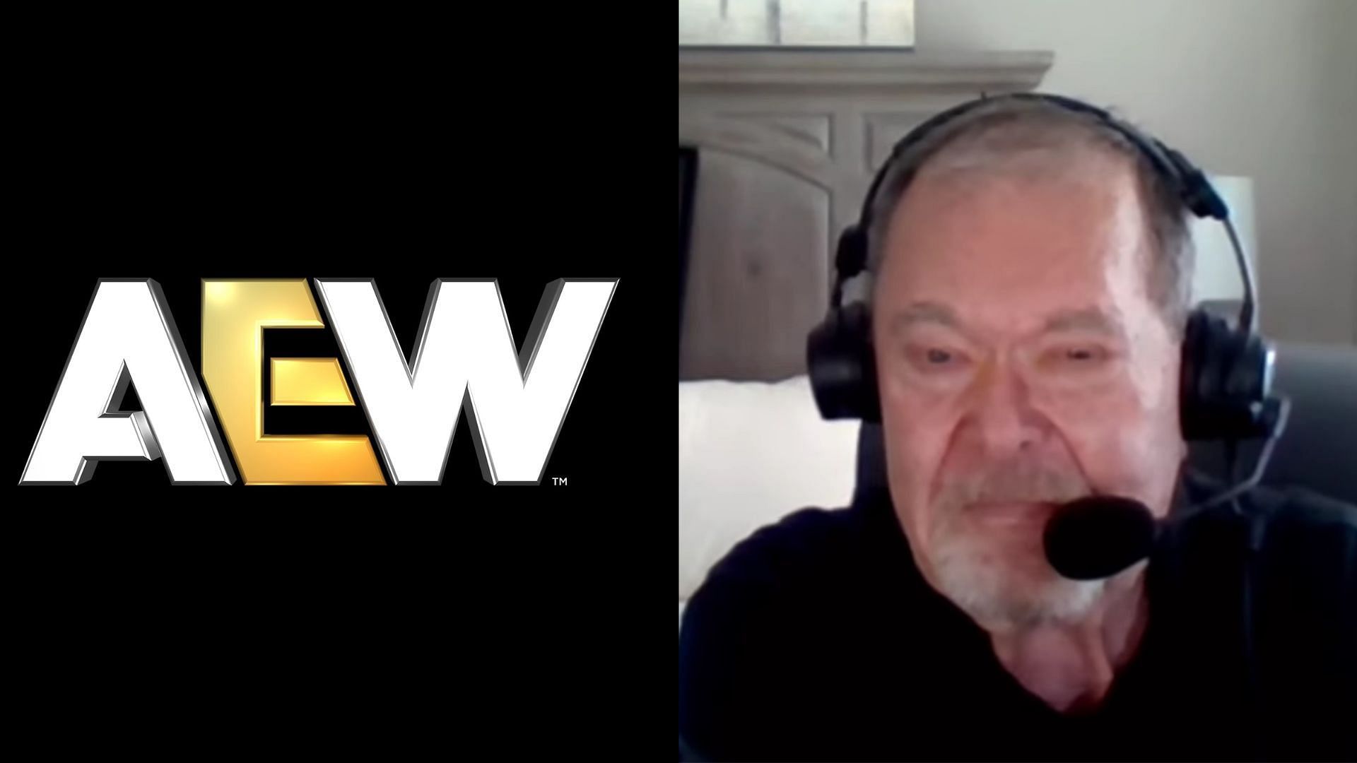 Jim Ross has praised a new AEW signee. (Image via AEW FB and Grilling JR with Jim Ross YT channel) 