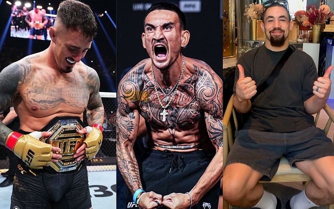 "This has hurt my soul" - Tom Aspinall reacts to Max Holloway and Robert Whittaker's losses at UFC 308