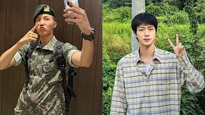 “2Seok my love” - Fans excited as BTS' j-hope and Jin converse upon military discharge day