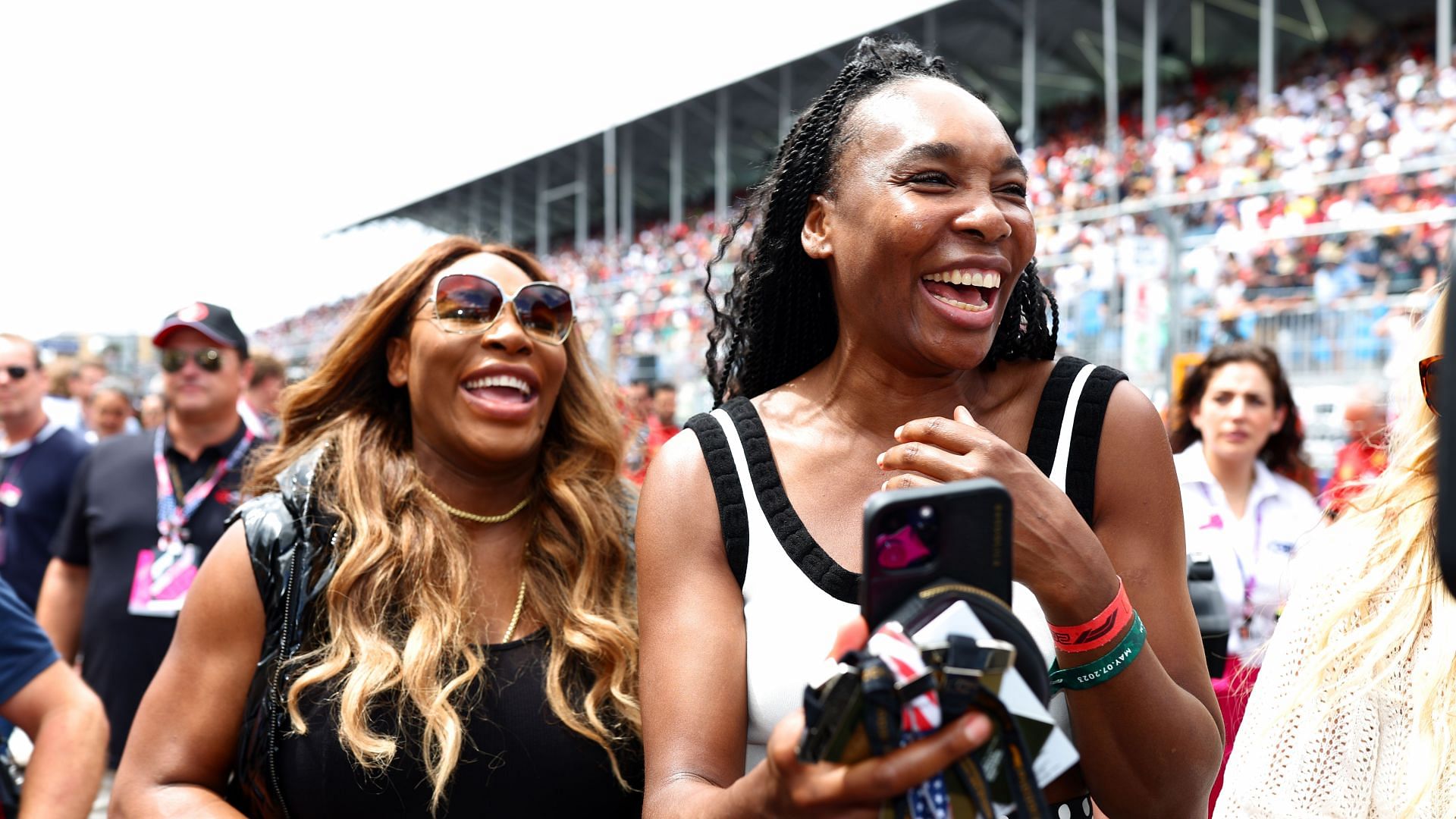 The Williams sisters at the F1 Grand Prix of Miami - Source: Getty