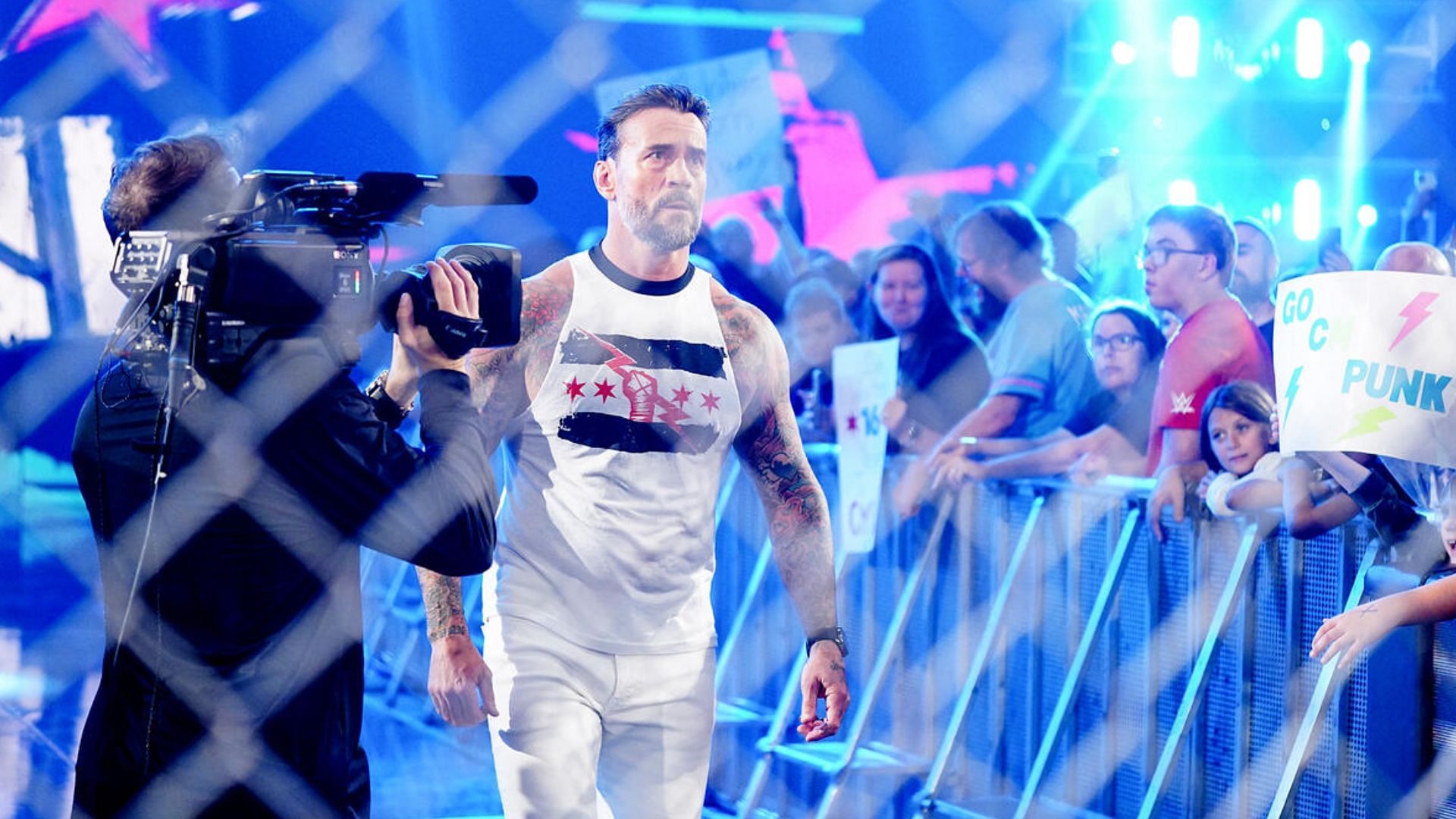 CM Punk clicked during the September 30, 2024 edition of RAW [Image via wwe.com]
