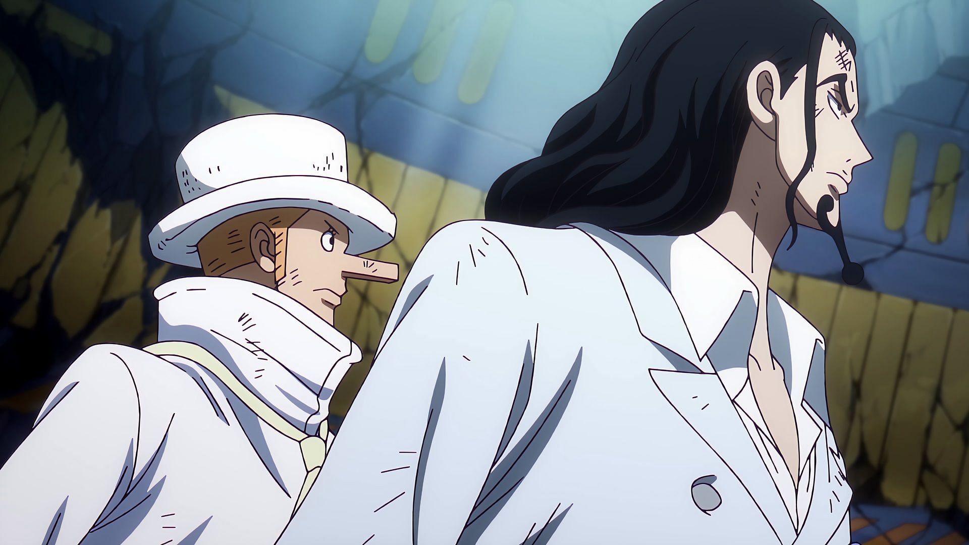 Kaku and Rob Lucci as seen in One Piece (Image via Toei Animation)