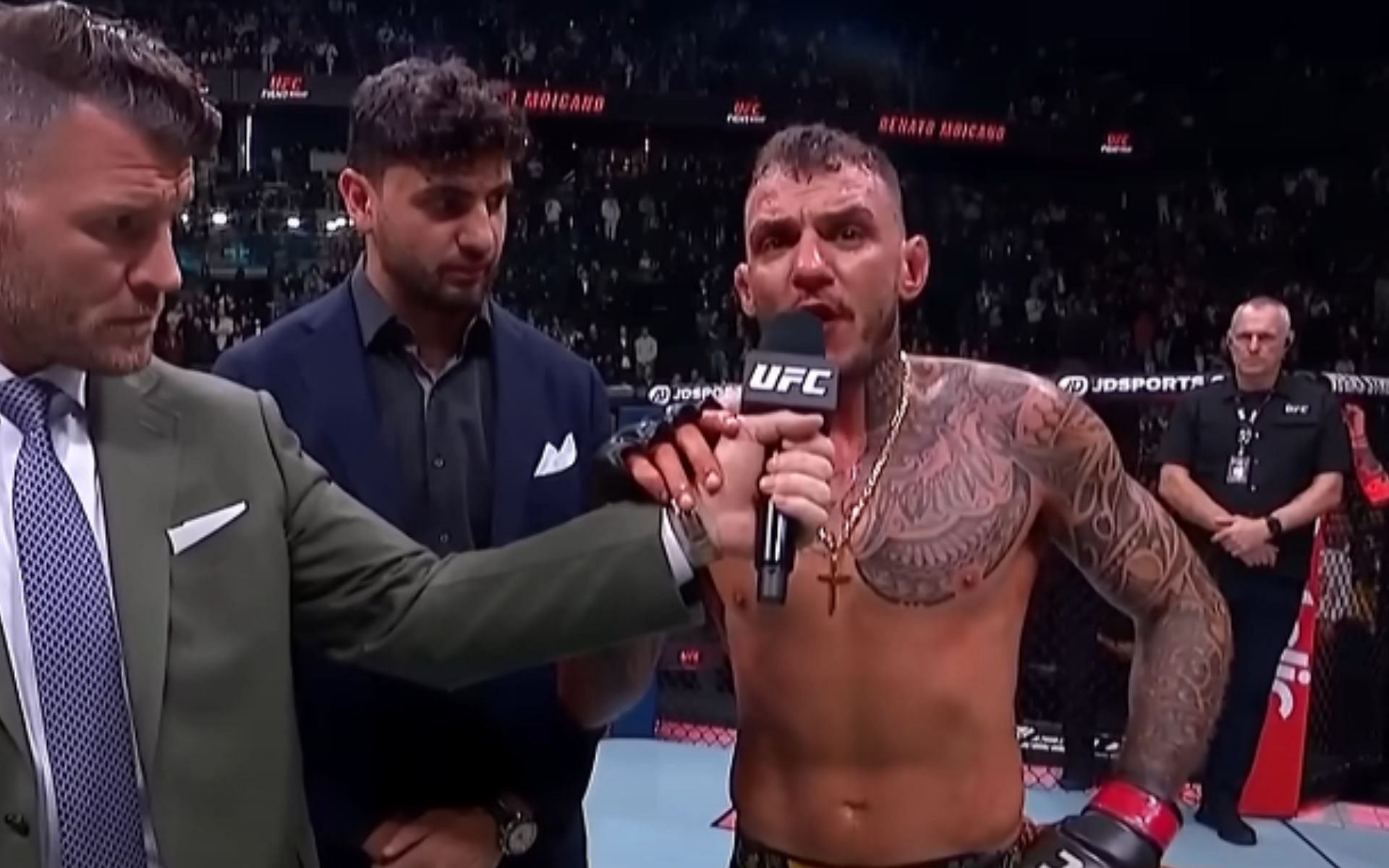 Renato Moicano sets sights on top ranked lightweight contender for next bout [Image courtesy: UFC - YouTube]