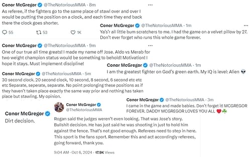 Screenshots courtesy @TheNotoriousMMA on X