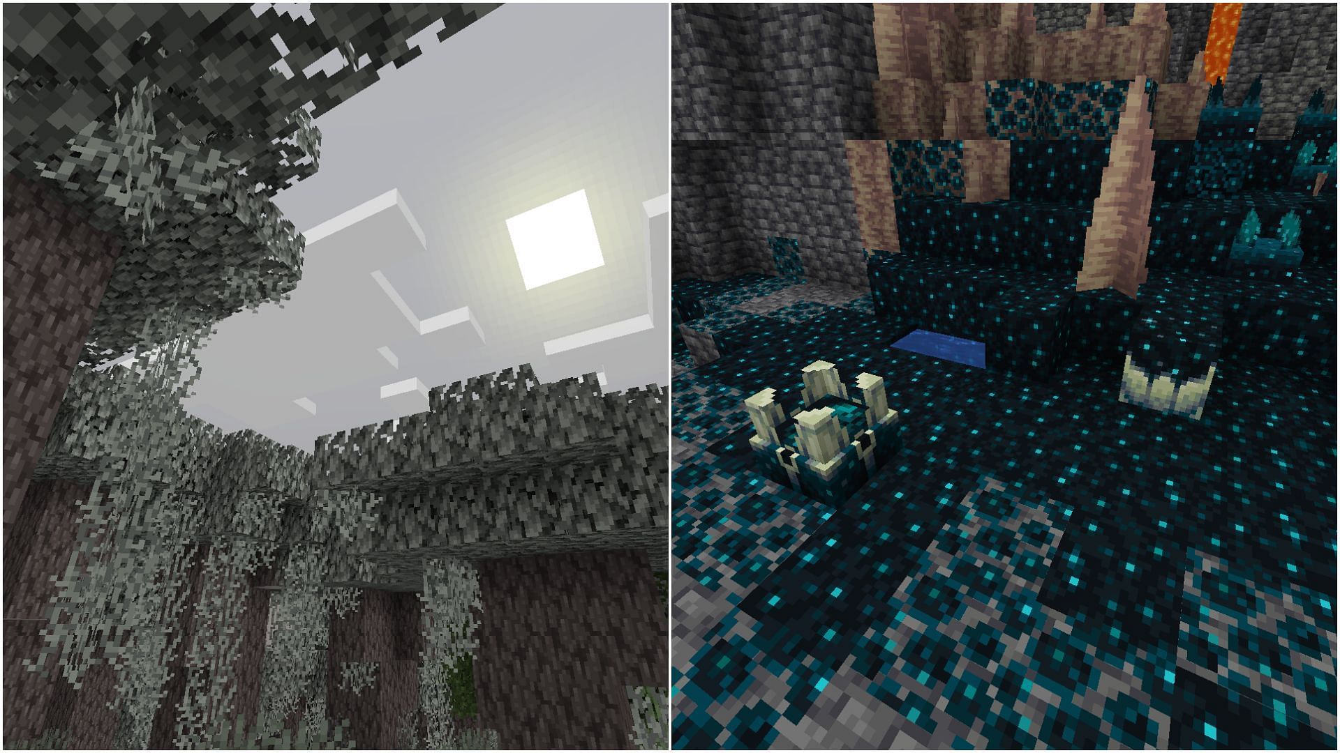 The Deep Dark is much scarier than the Pale Garden (Image via Mojang Studios)