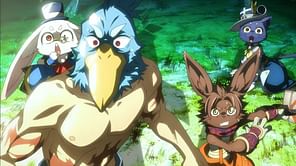 Shangri-La Frontier season 2 episode 1: Sunraku and crew encounter Golems in pursuit of an Age of Divinity workshop