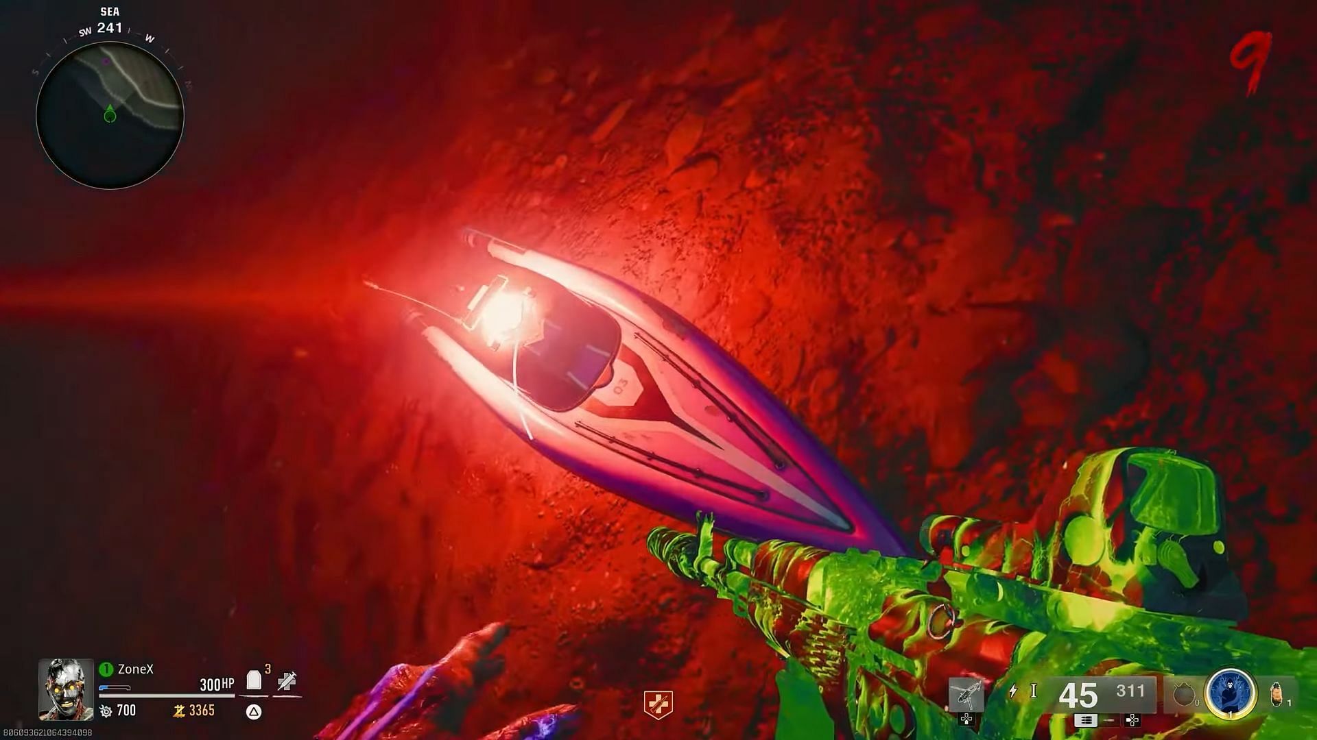 Underwater beacon (Image via Activision ||YouTube/@ZoneXbez)