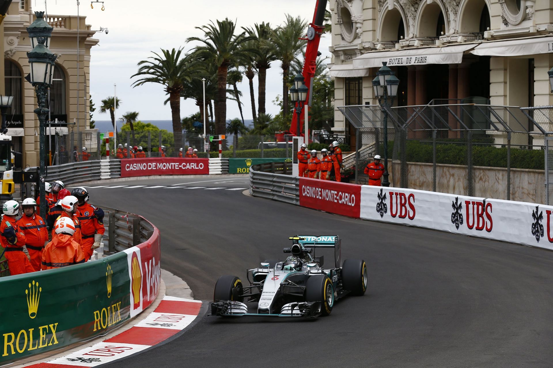 Visible Rolex branding at the Grand Prix of Monaco, #6 Nico Rosberg (GER, Mercedes AMG Petronas Formula One Team), (Photo by Hoch Zwei/Corbis via Getty Images)