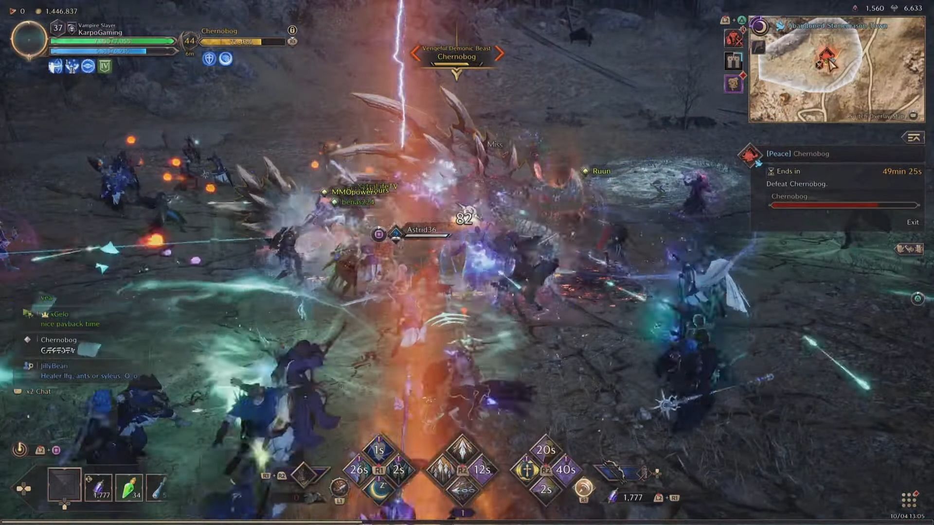 Basic Attacks deal quite a bit of damage (Image via NCSoft || YouTube/Karpo Gaming)