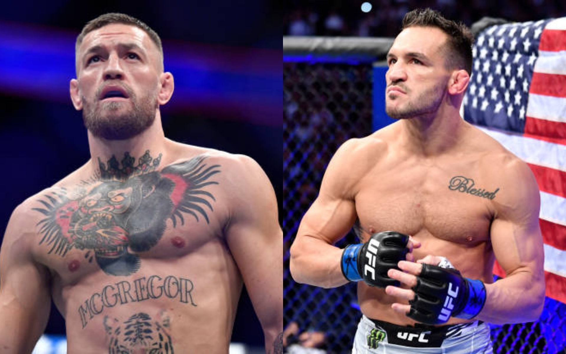 Conor McGregor (left) shares update on UFC return, Michael Chandler (right) clash [Image credits: Getty Images]