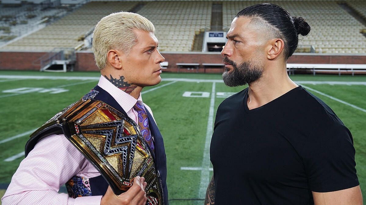 Cody Rhodes (left), Roman Reigns (right) (Image Credits: WWE.com)