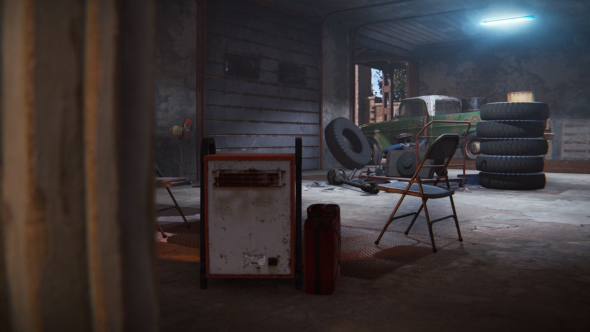 Garage in Radtown (Image via Facepunch Studios)