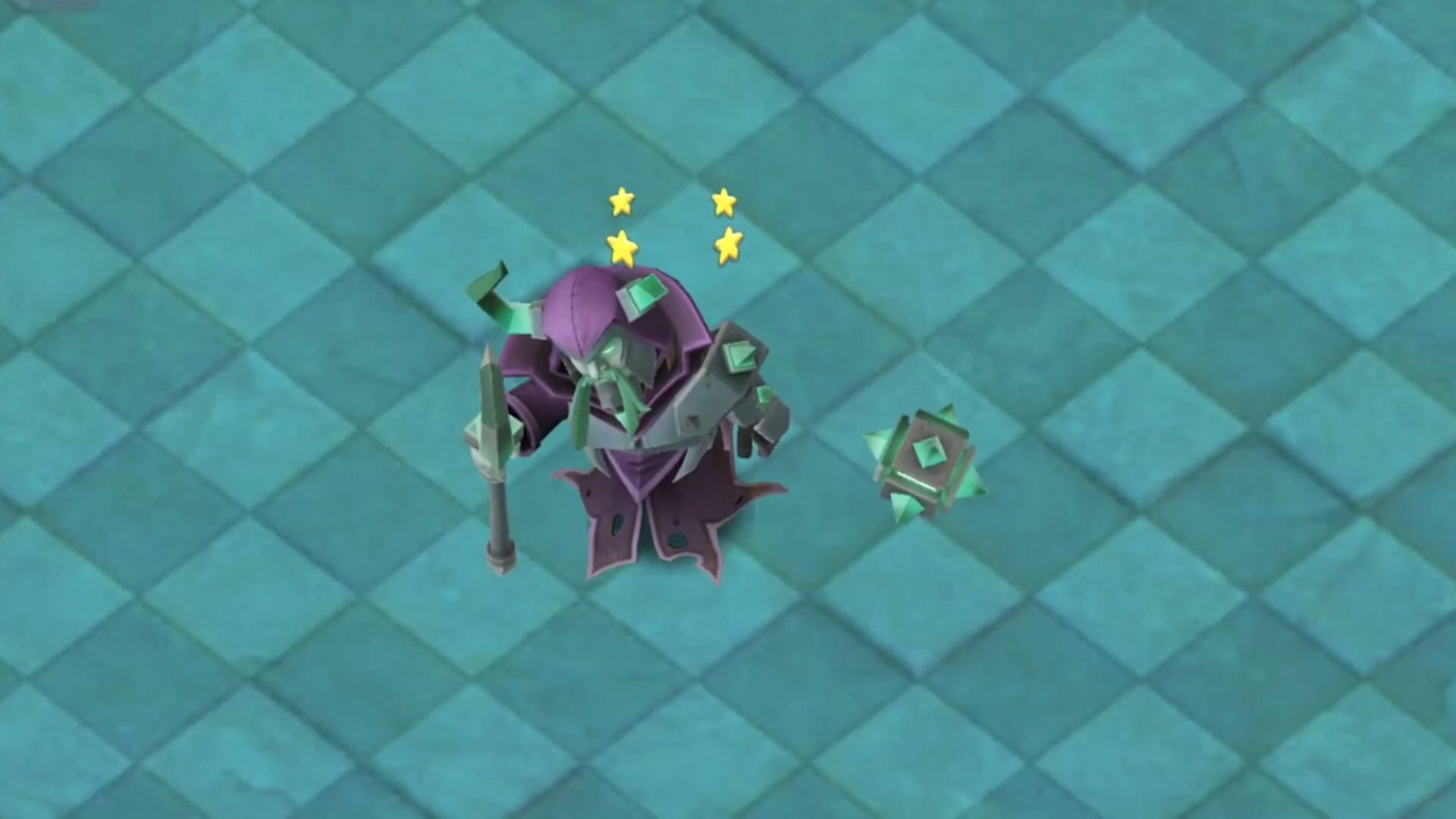 Animation of the Grand Warden being knocked out in ground mode (Image via Supercell)