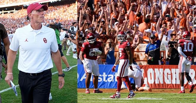Brent Venables has one-word reaction to QB change question after Texas humiliation in Week 7