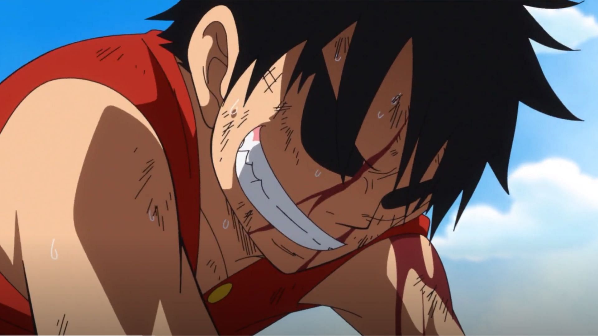 Luffy as seen in the One Piece anime (Image via Toei)