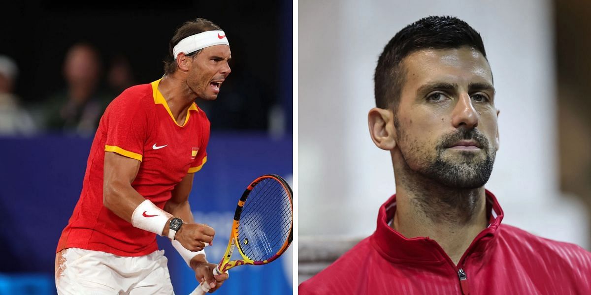 Rafael Nadal and Novak Djokovic on the main tour : Image Source :  Getty 