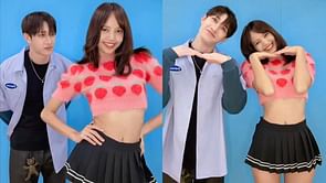 "This collab is everything" - Fans swoon as fellow 97-liner, Stray Kids' Bang Chan joins BLACKPINK's Lisa for 'Moonlit Floor' dance challenge