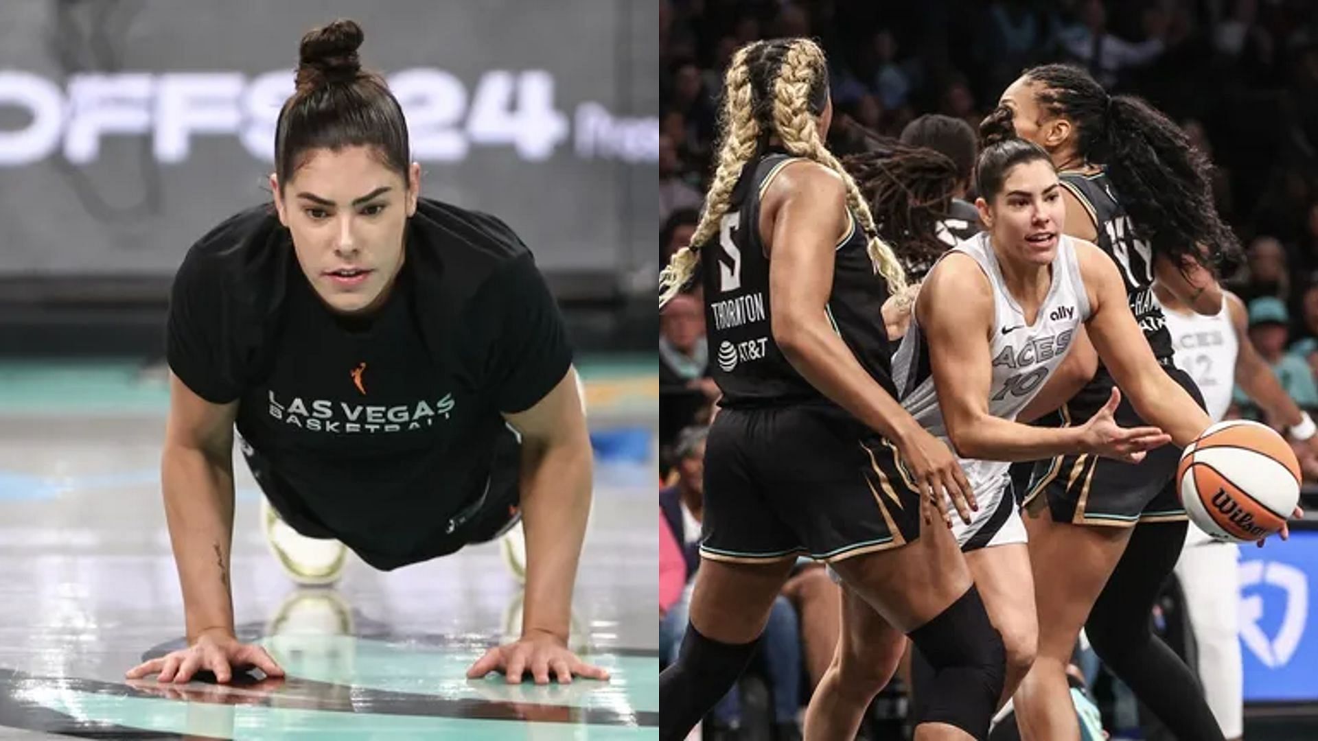 Las vegas Aces star Kelsey Plum