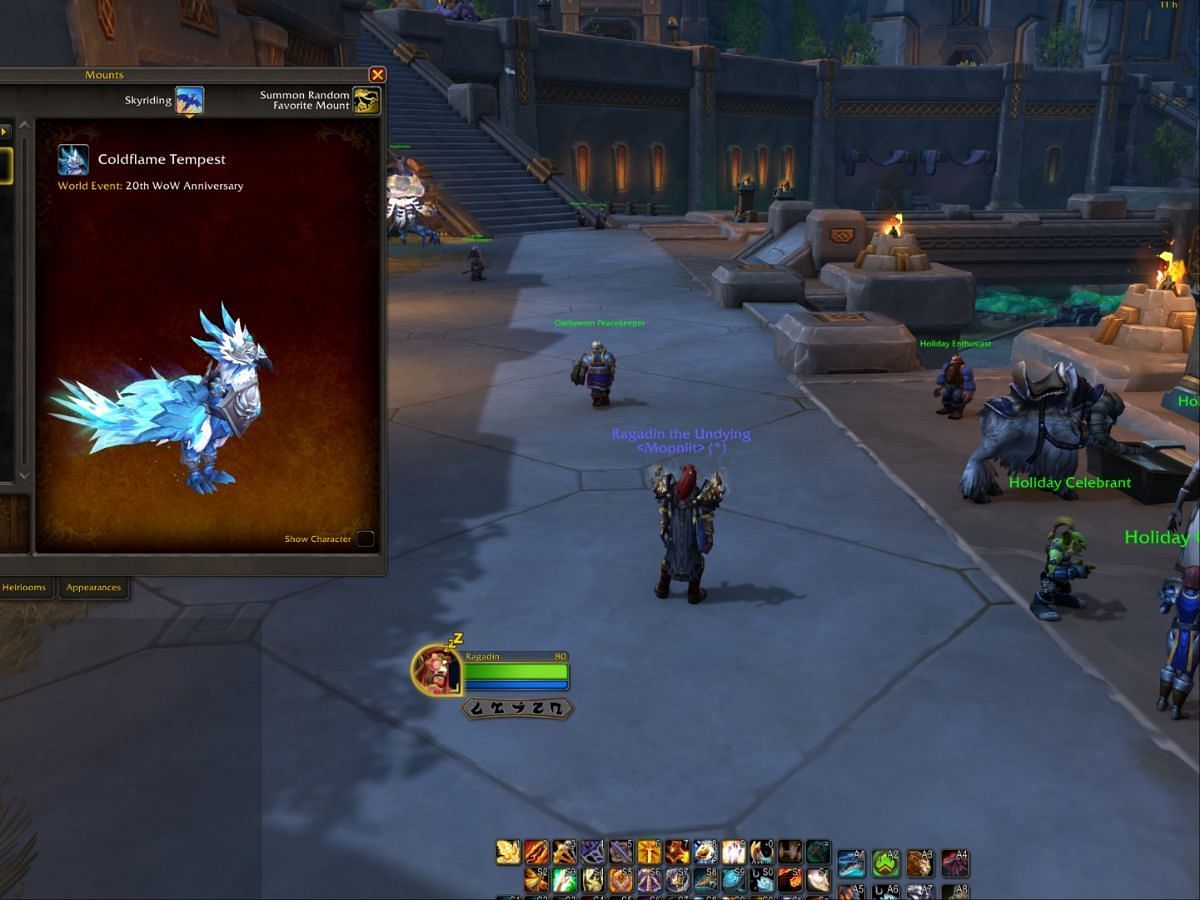 WoW Coldflame Tempest mount