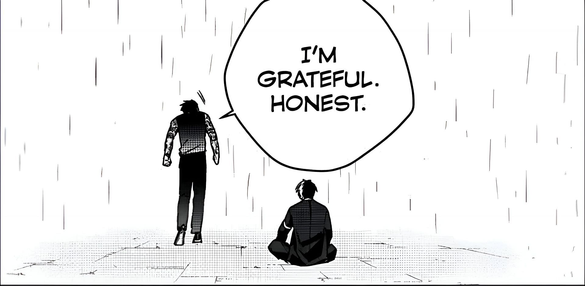 Endo thankful to Umemiya (Image via Kodansha)