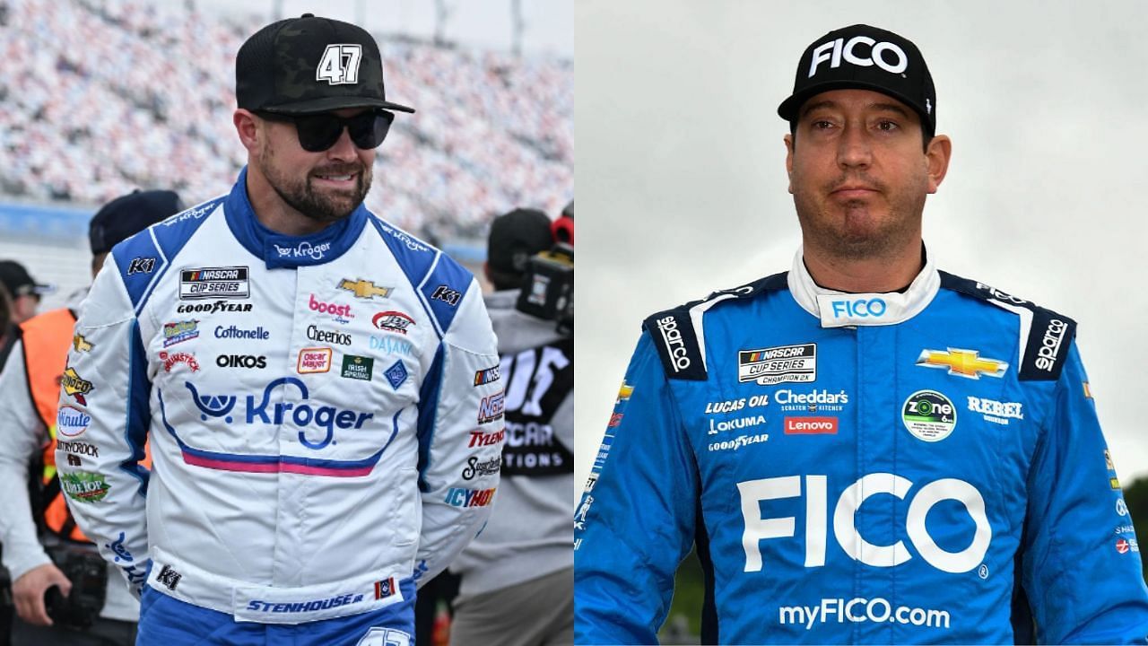 Fox Sports Bob Pockrass revisits the infamous Kyle Busch and Ricky Stenhouse Jr. fight at North Wilkesboro Speedway. ( Both images via Getty ) 