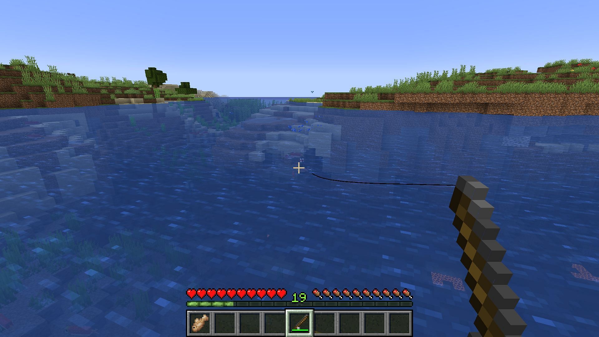 Fishing can get you enchanted books (Image via Mojang)