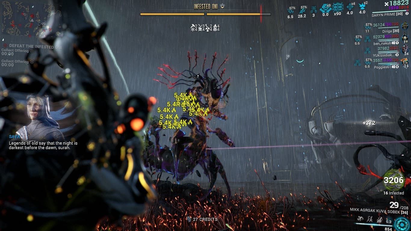 Infested Oni can be armor-stripped - and you should do it (Image via Digital Extremes)