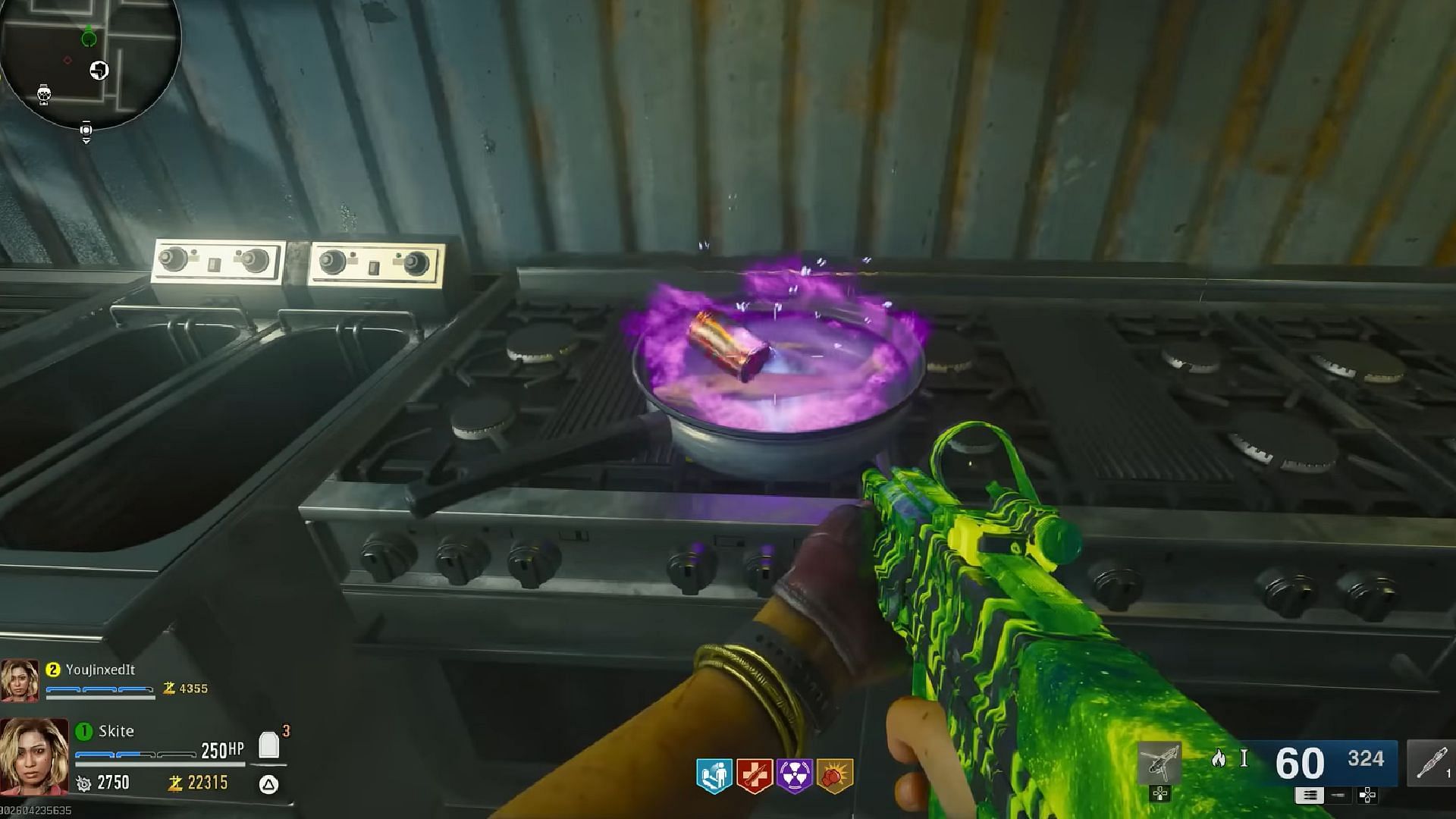 Cooking a fish (Image via Activision || YouTube@Skite innit)