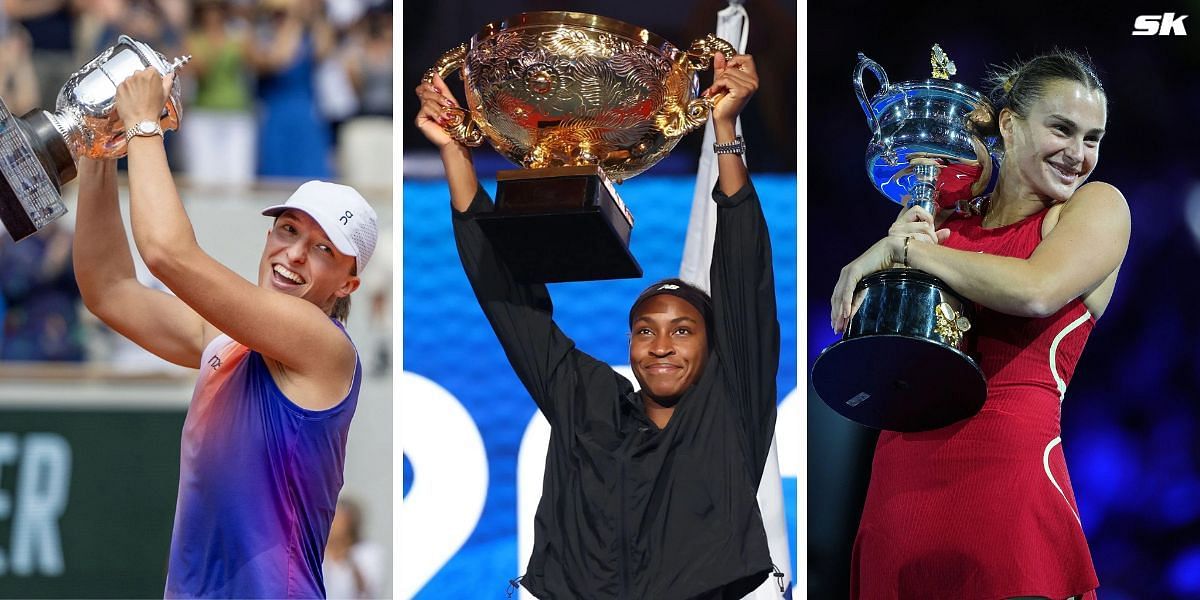 Iga Swiatek, Coco Gauff, and Aryna Sabalenka (Source: Getty)