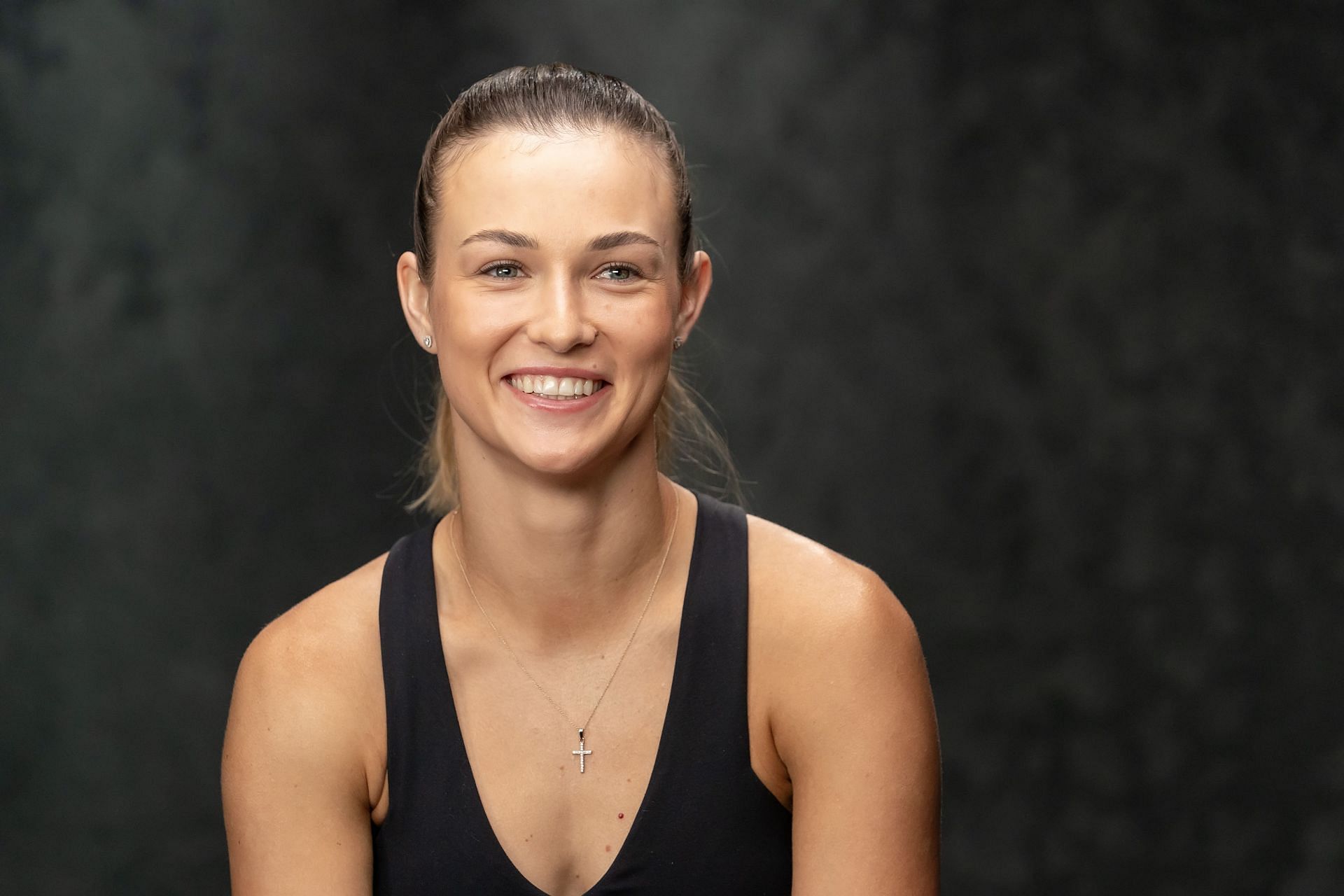 Anna Kalinskaya at the 2024 BNP Paribas Open in Indian Wells (Image source: Getty)