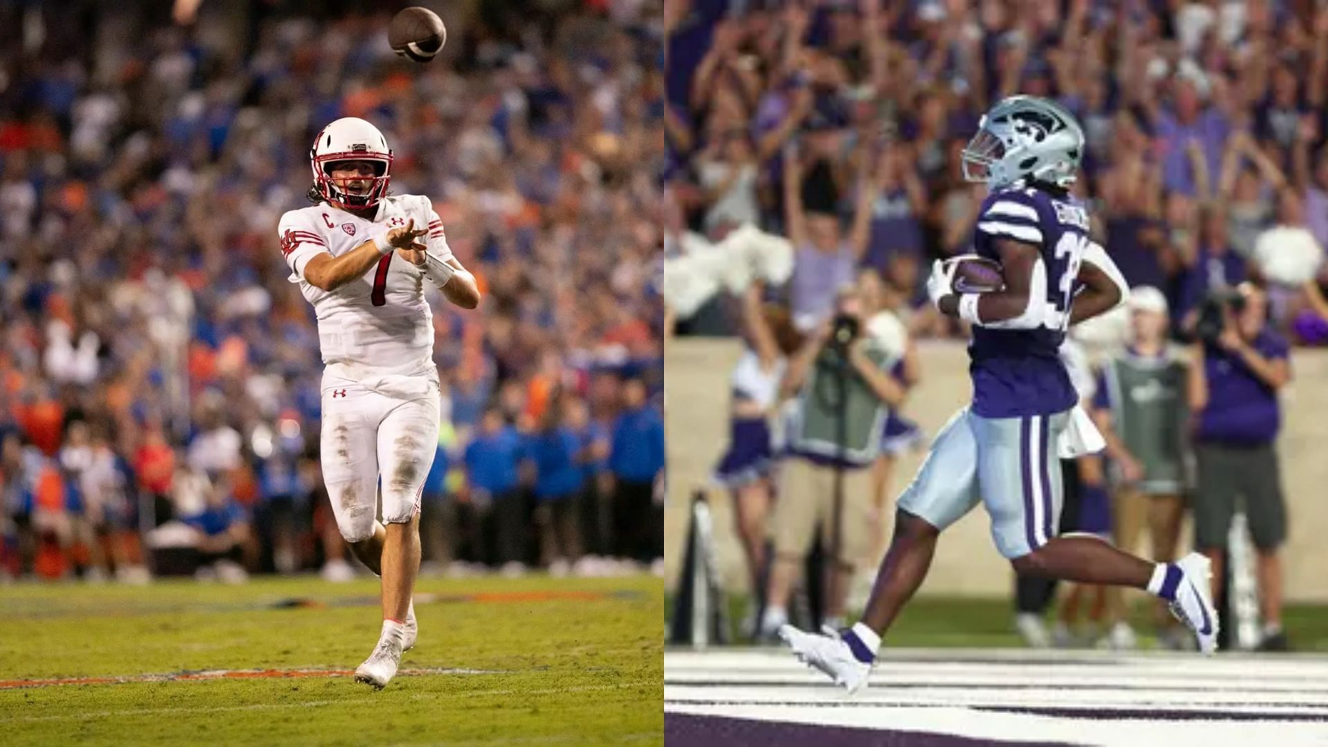 Images courtesy of Kansas State &amp; Utah Athletics