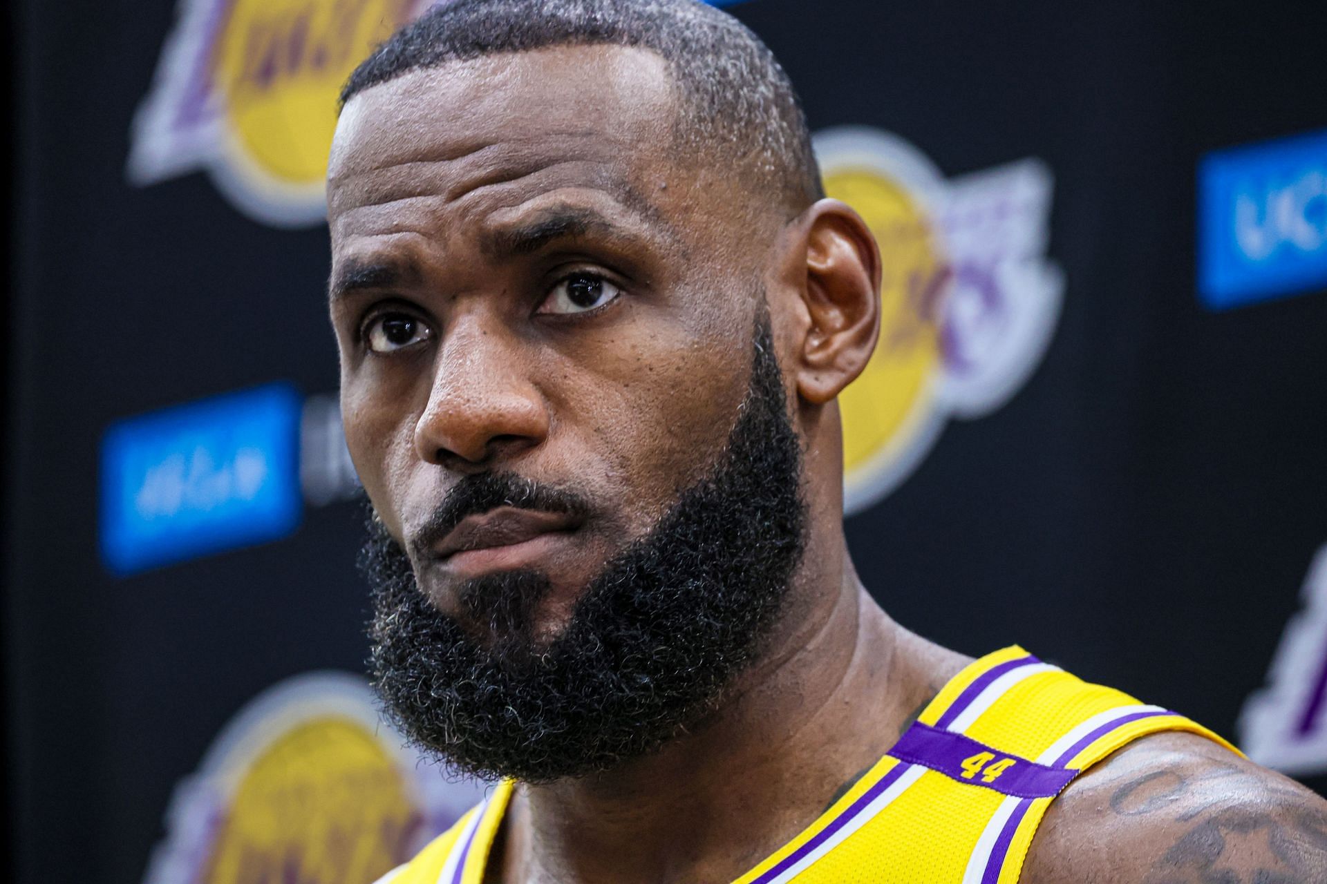 Lakers media day. - Source: Getty