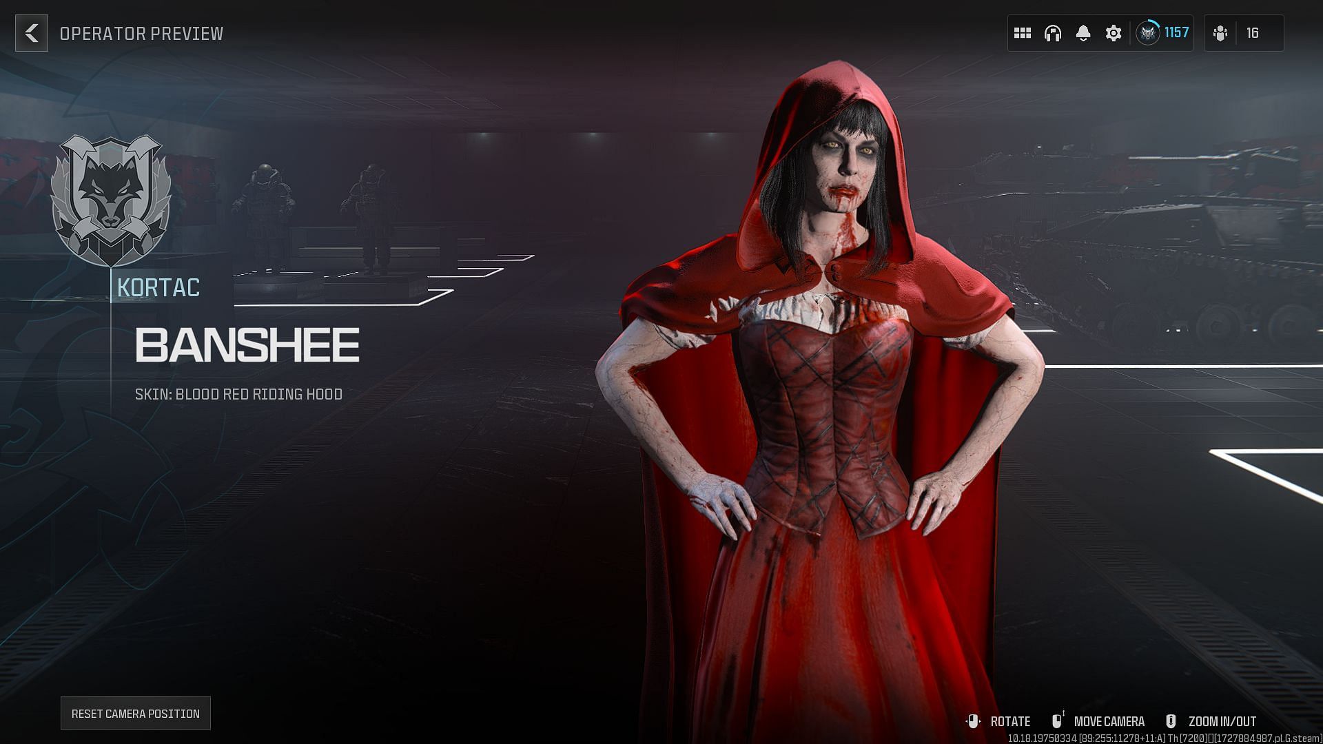 Blood Red Riding Hood Operator for Banshee (Image via Activision)