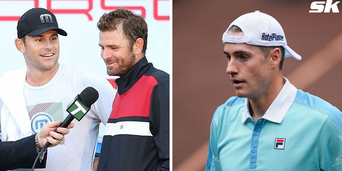 Andy Roddick with Mardy Fish (L) &amp; John Isner (R) [Image Source: Getty Images]