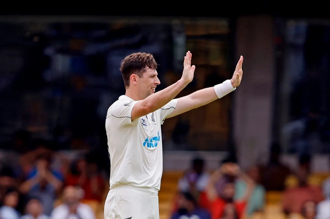 Matt Henry picked up eight wickets in the first Test against India. [P/C: BCCI]