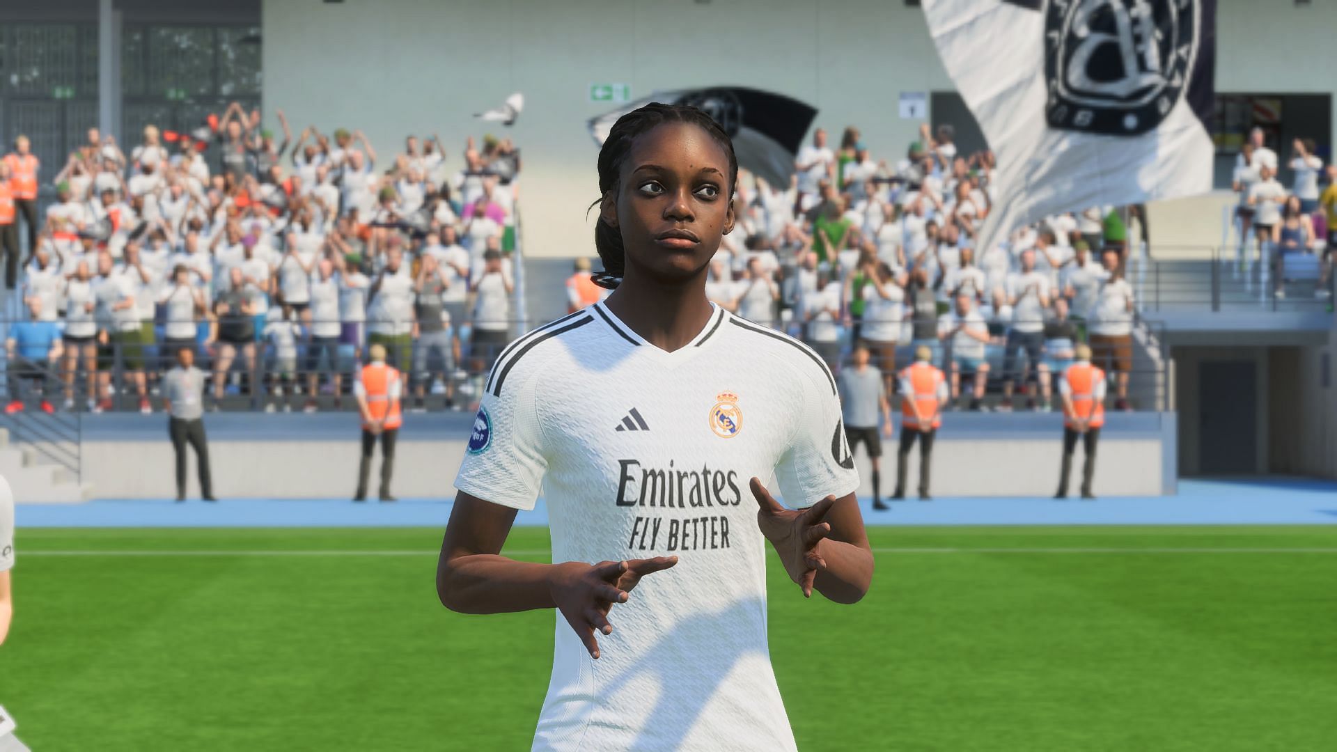 Linda Caicedo as seen in the game (Image via EA Sports)