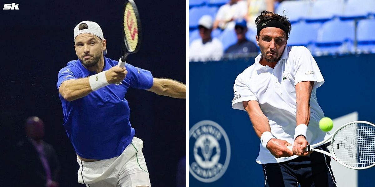 Grigor Dimitrov (L) and Arthur Rinderknech | Images: Getty