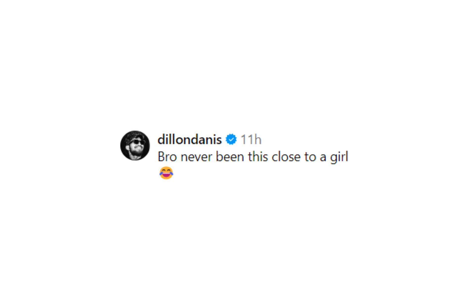 Dillon Danis reacts to Shara Magomedov&#039;s training video with Nina-Marie Daniele [Images courtesy: @ninamariedaniele on Instagram]