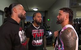 Roman Reigns sends a surprising 7-word message to Jey Uso after crossing paths on SmackDown