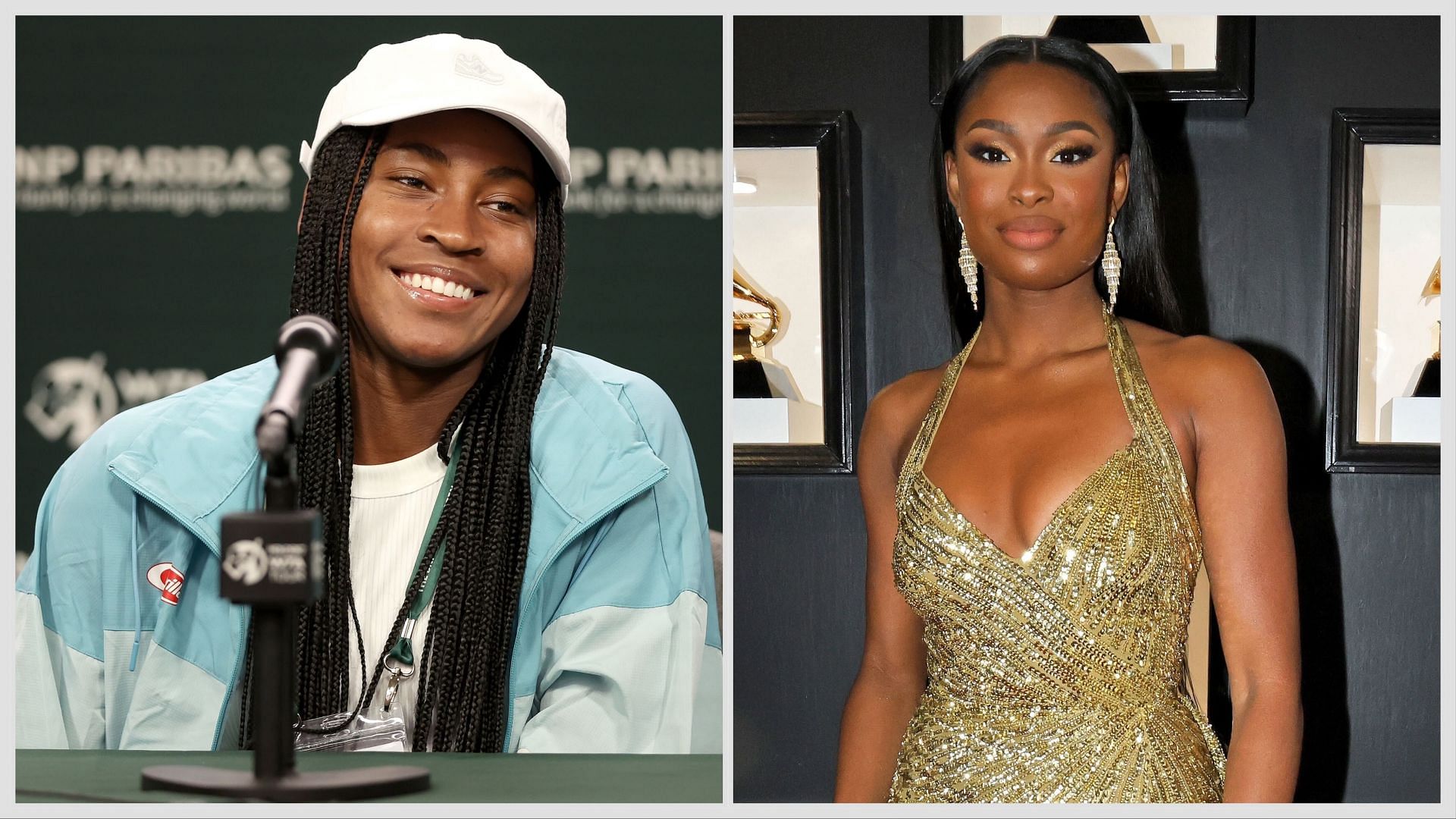 Coco Gauff (L) &amp; Coco Jones (R) [Image Source: Getty Images]