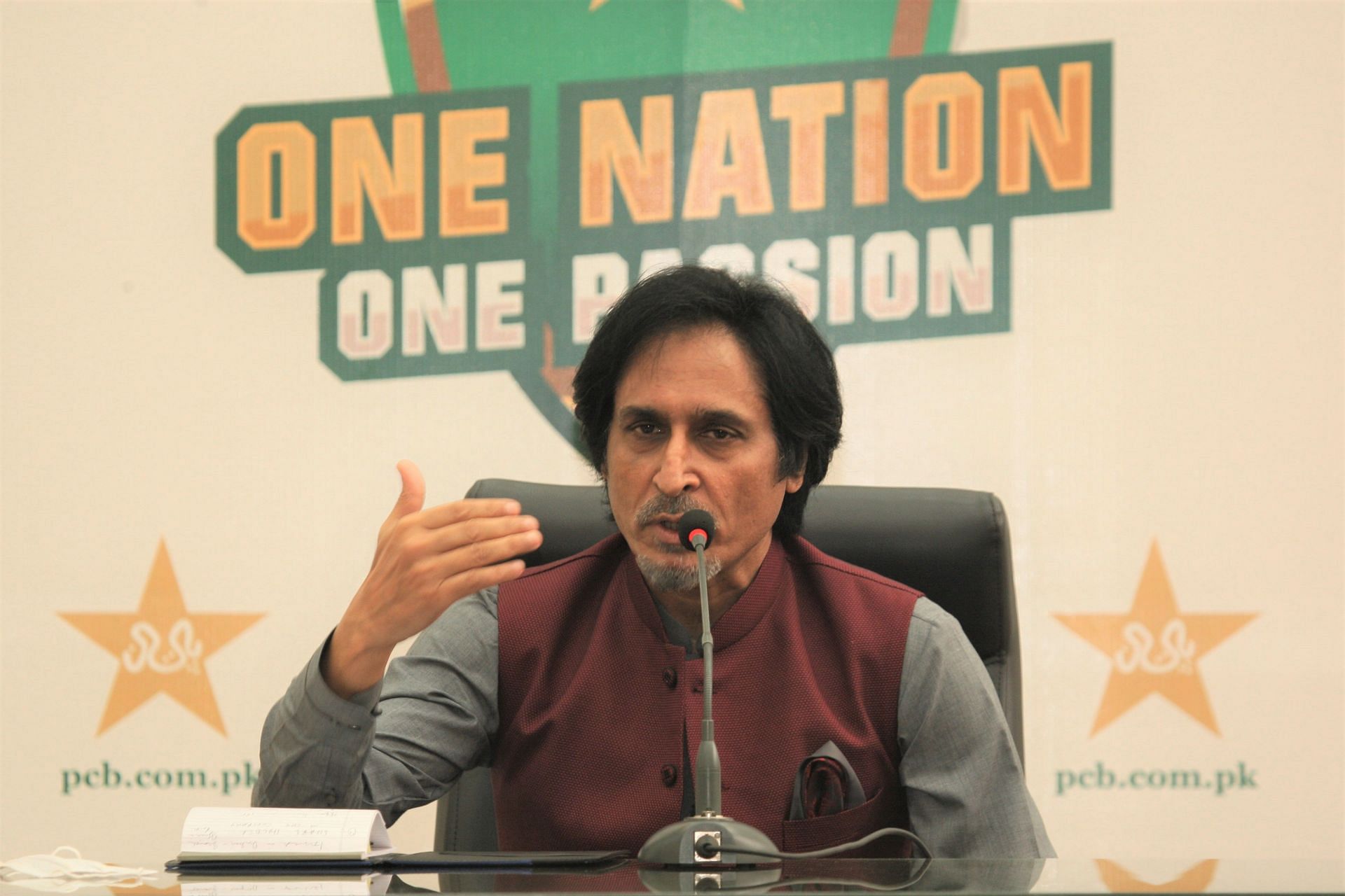 Ramiz Raja. (Image Credits: PCB Media Twitter)