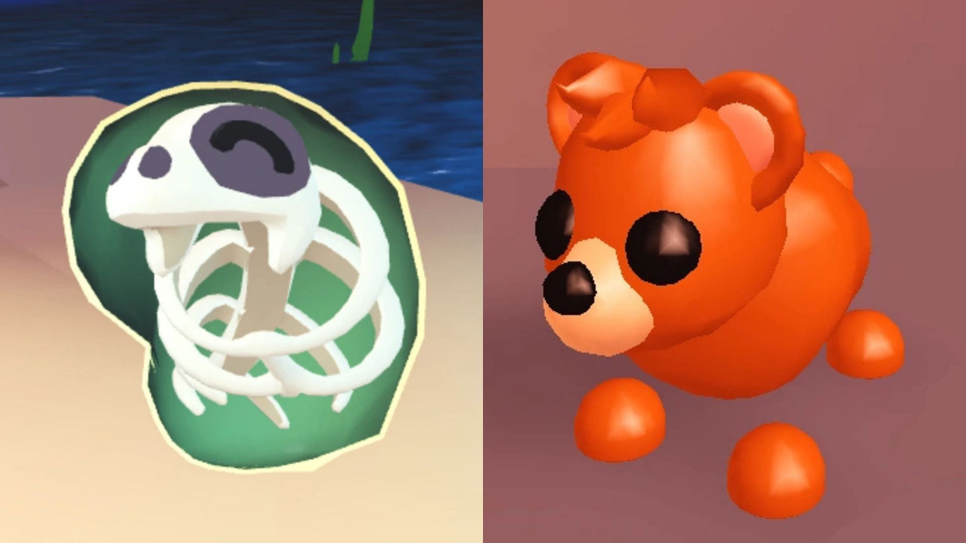 Feature image of how to get Sea Skeleton Panda and Scarebear in Adopt Me