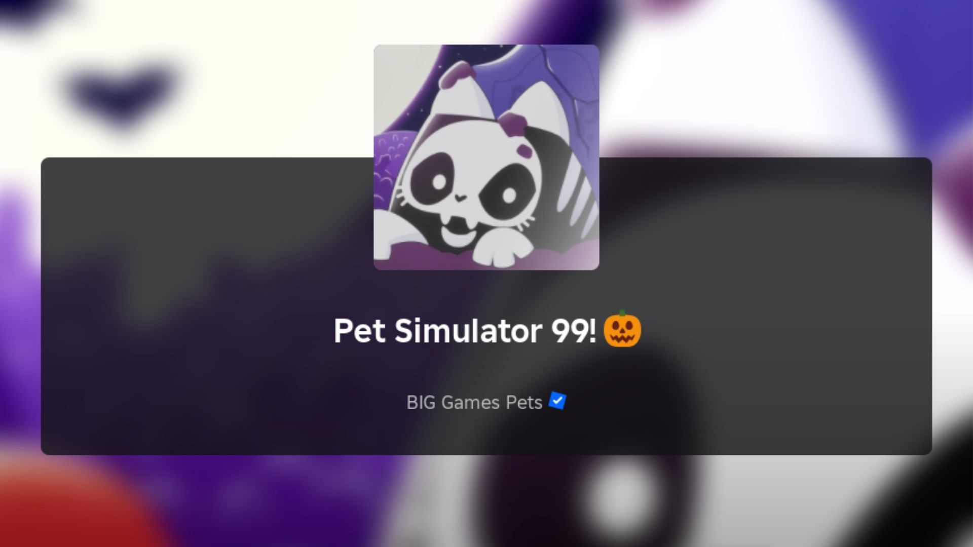 Featured loading screen of Pet Simulator 99 