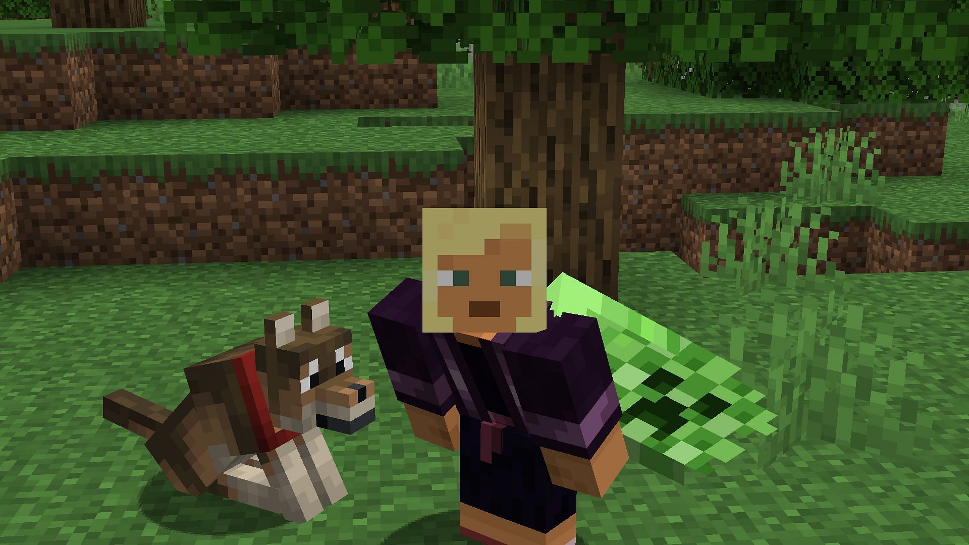 Wolves are the cutest! (Image via Mojang)