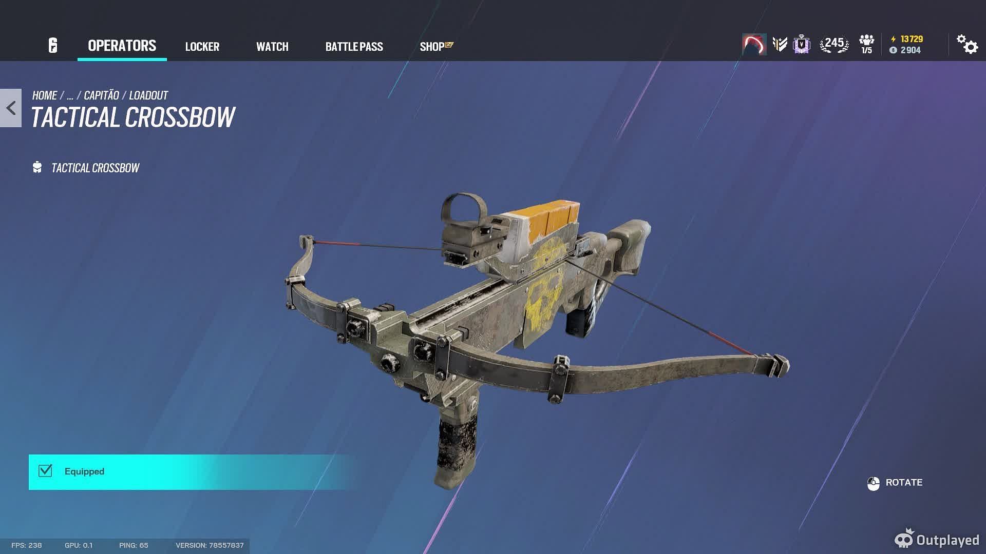 Tactical Crossbow is the primary gadget of Capitao in Rainbow Six Siege (Image via Ubisoft)