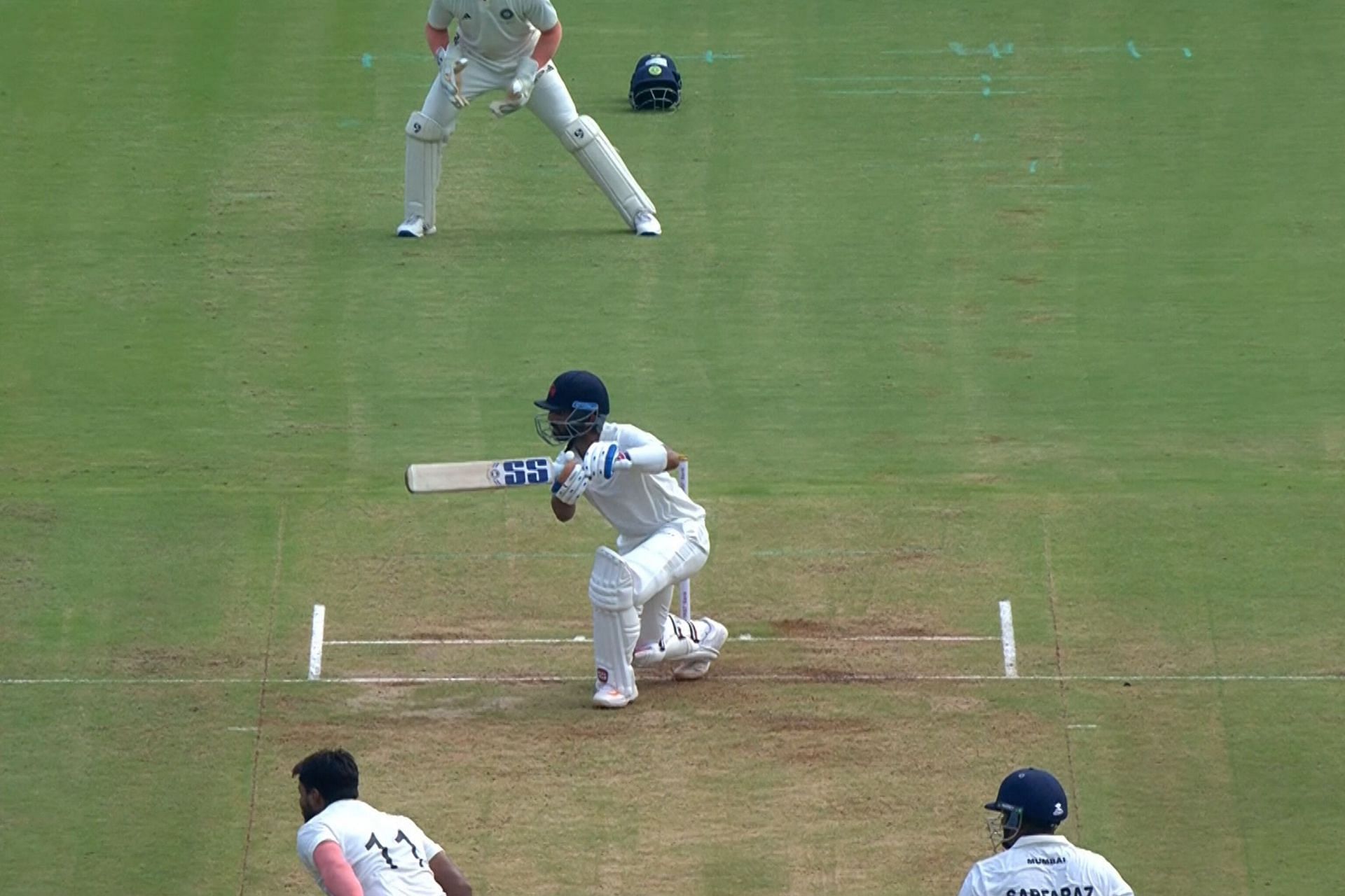 Ajinkya Rahane scored 97 off 234 balls (Image via X/@BCCIdomestic)