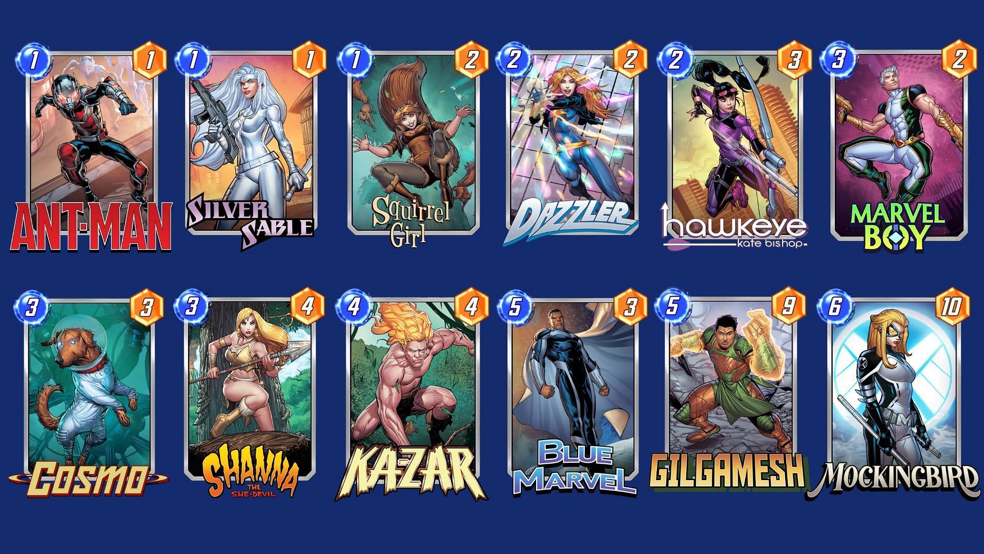 The Silver Zoo Deck is another great Marvel Snap Marvel Boy zoo deck (Image via Nuverse)