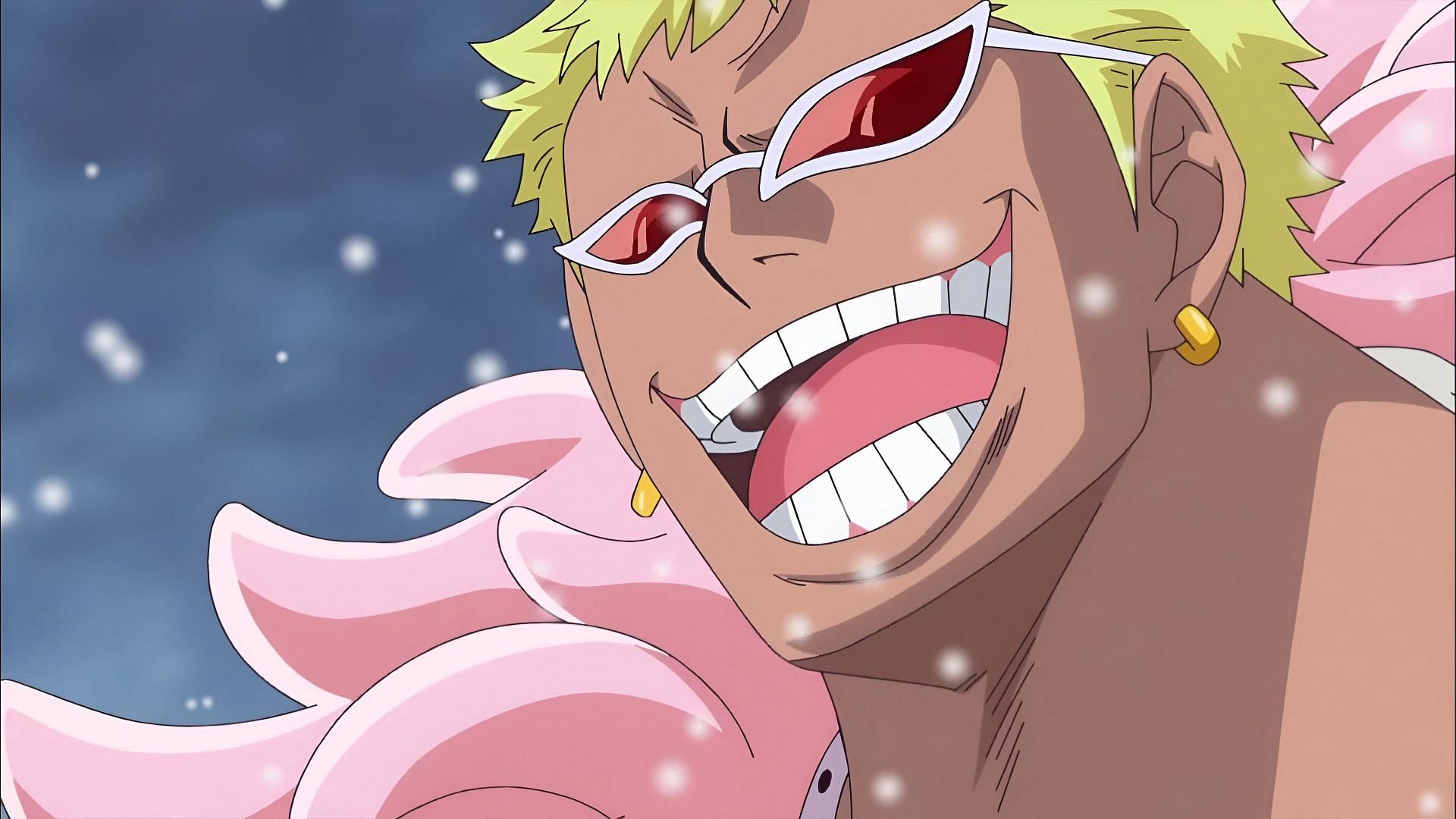 Doflamingo as seen in the anime (Image via Toei Animation)