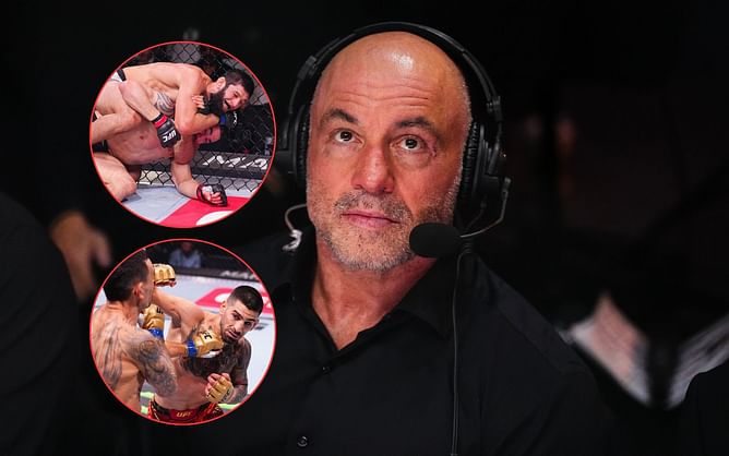 Joe Rogan's live reactions to Khamzat Chimaev's submission win and Ilia Topuria's KO victory at UFC 308 [VIDEO]